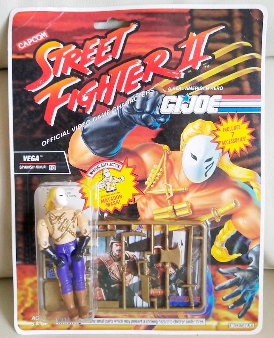 1993 GI Joe Street Fighter II Vega by Capcom sealed and carded