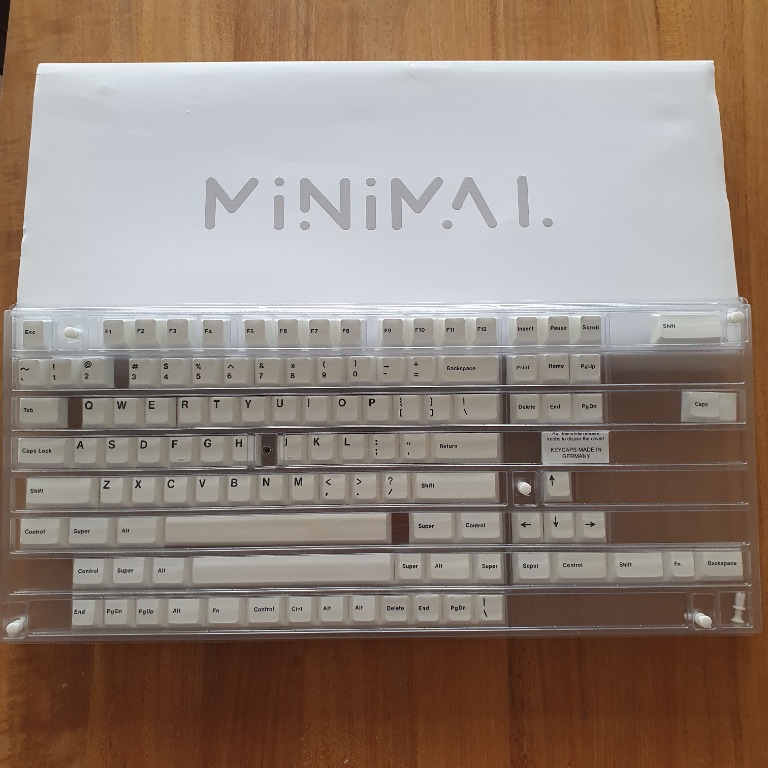 GMK Minimal R1 - Base kit only. Lightly used, no shine, Computers ...