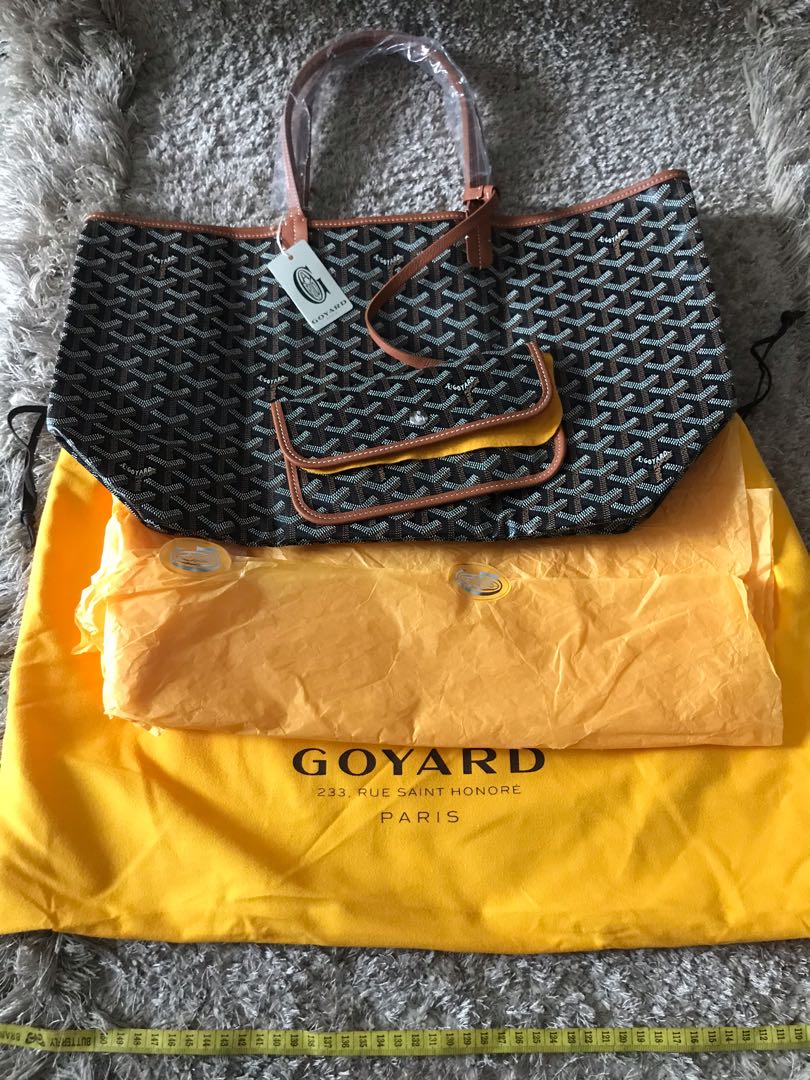 tas shoulder-bag Goyard Rouette PM Black & Tan Shoulder Bag