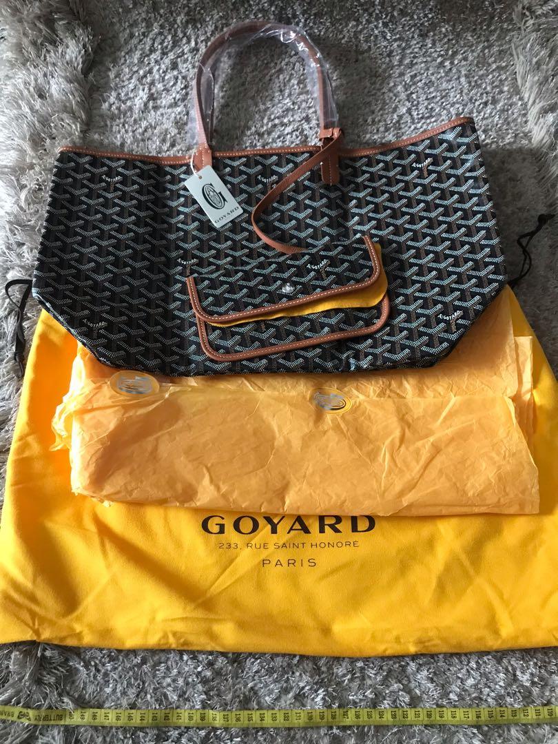 Goyard st louis bag tas goyard paling rare langka goyard tote bag st louis size pm black tan original dan complete set authentic