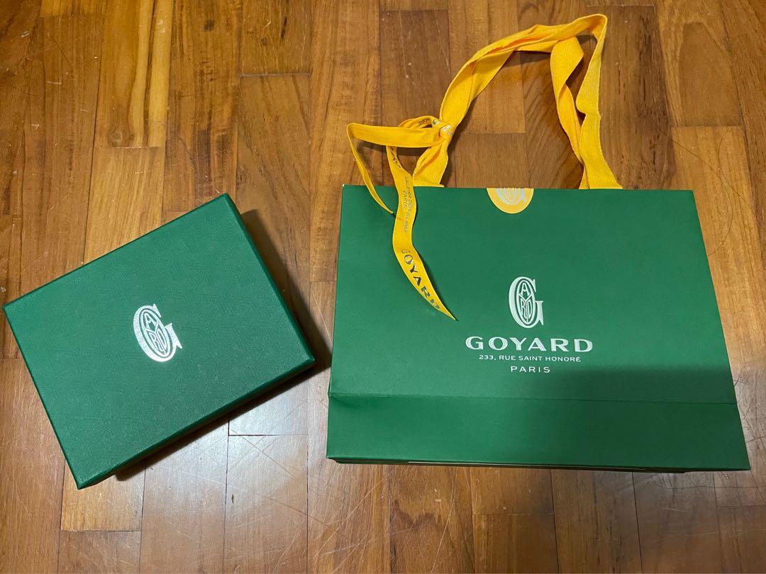 GOYARD wallet box and paper bag Luxury Bags Wallets on Carousell
