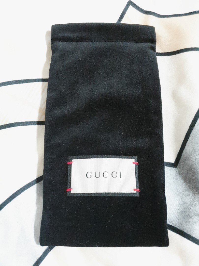 Gucci Sunglass Pouch, Luxury, Accessories on Carousell