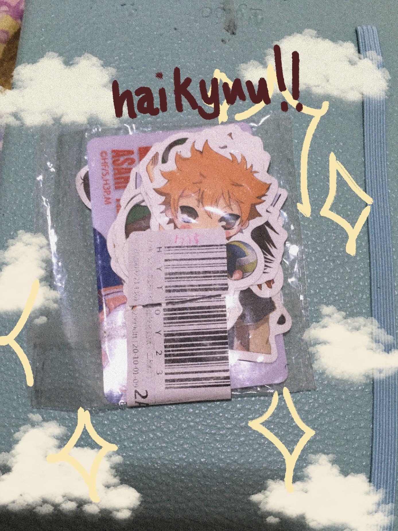 Haikyuu!! sticker pack(Free with purchase), Hobbies & Toys, Stationery ...