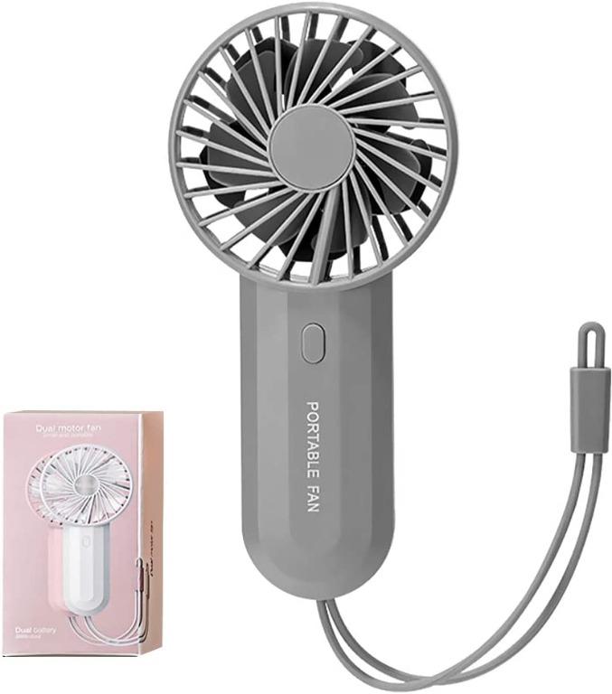 Portable Handheld Fan Threeadjustable Speed Rechargeable Personal Electric Small For 【送料無料】