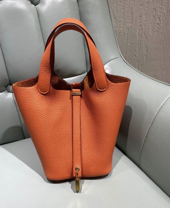 Hermes shop picotin feu