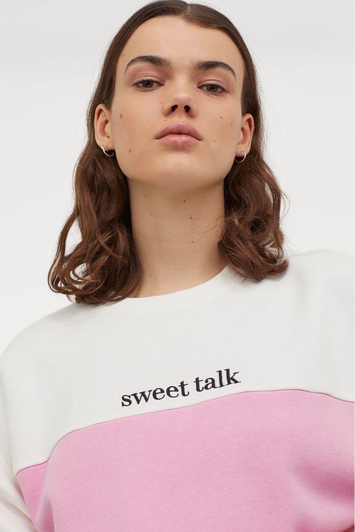H&m sweet 2025 talk sweatshirt