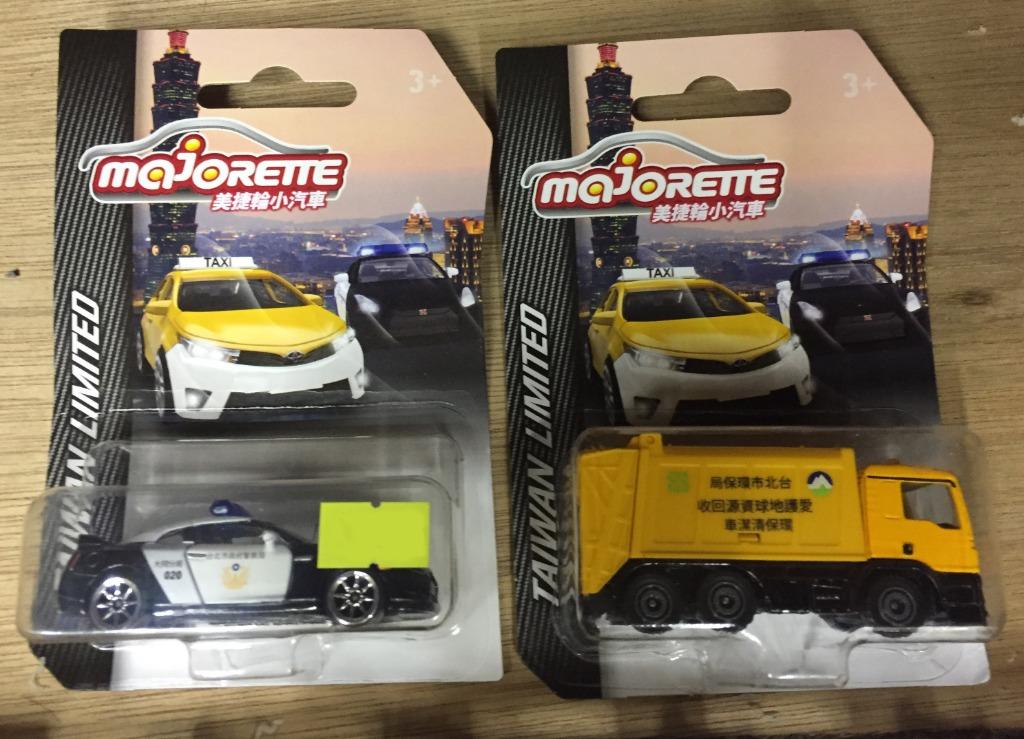 英國] Hotwheels Majorette 台灣警車垃圾車紐約的士吉普車Greenlight