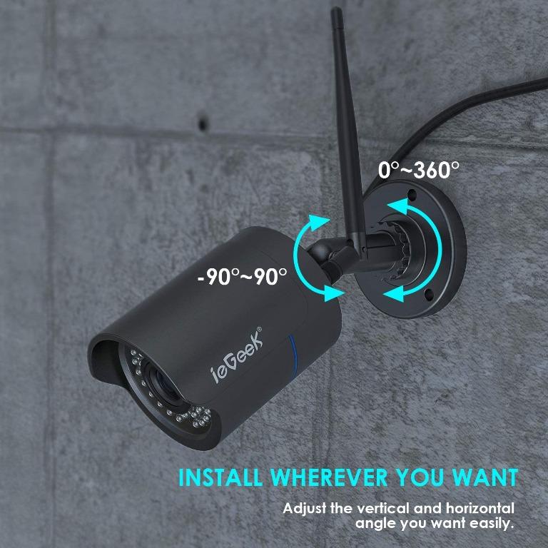 Iegeek security wifi outdoor camera cheap 1080p