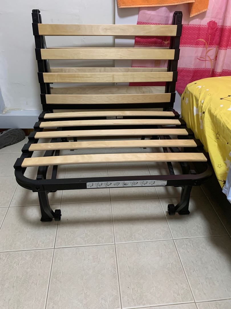 Ikea folding bed, Furniture & Home Living, Furniture, Bed Frames