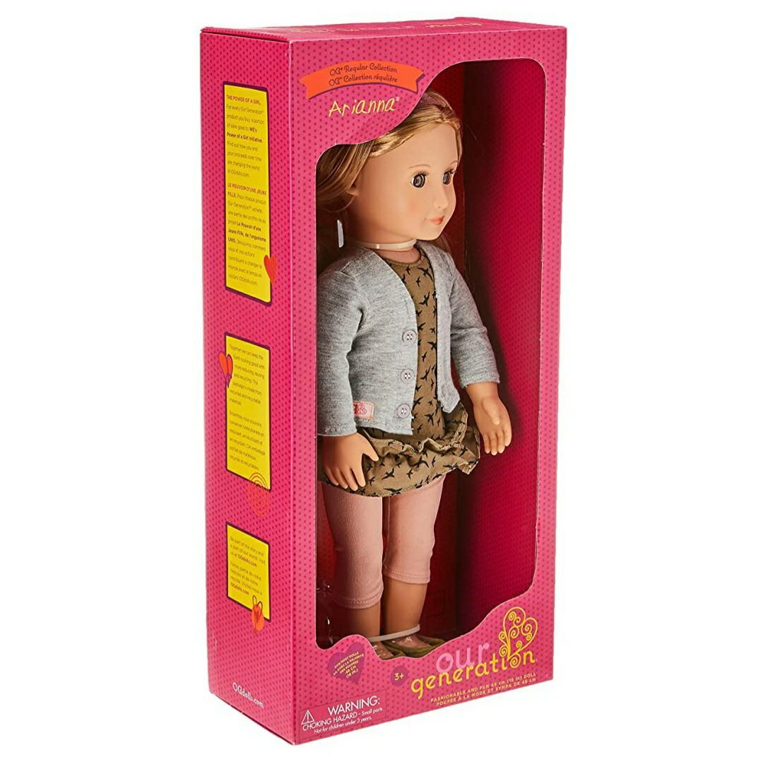 Our generation shop doll arianna