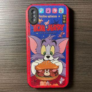 iPhone X手機殼 湯姆貓與傑利鼠