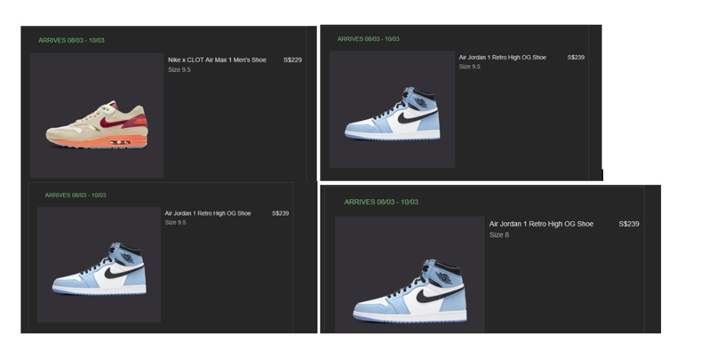 jordan 1 retro size 8