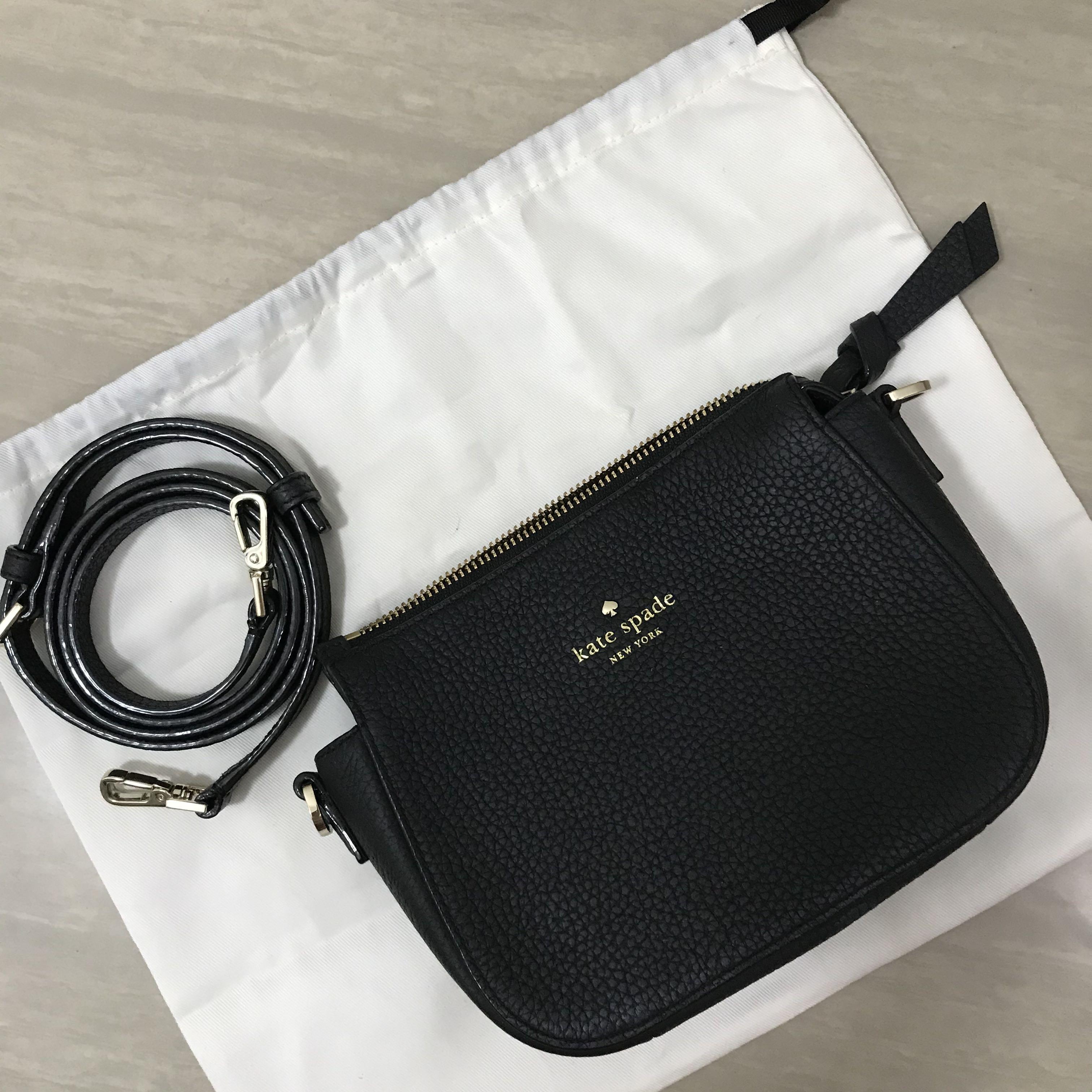 small black kate spade crossbody