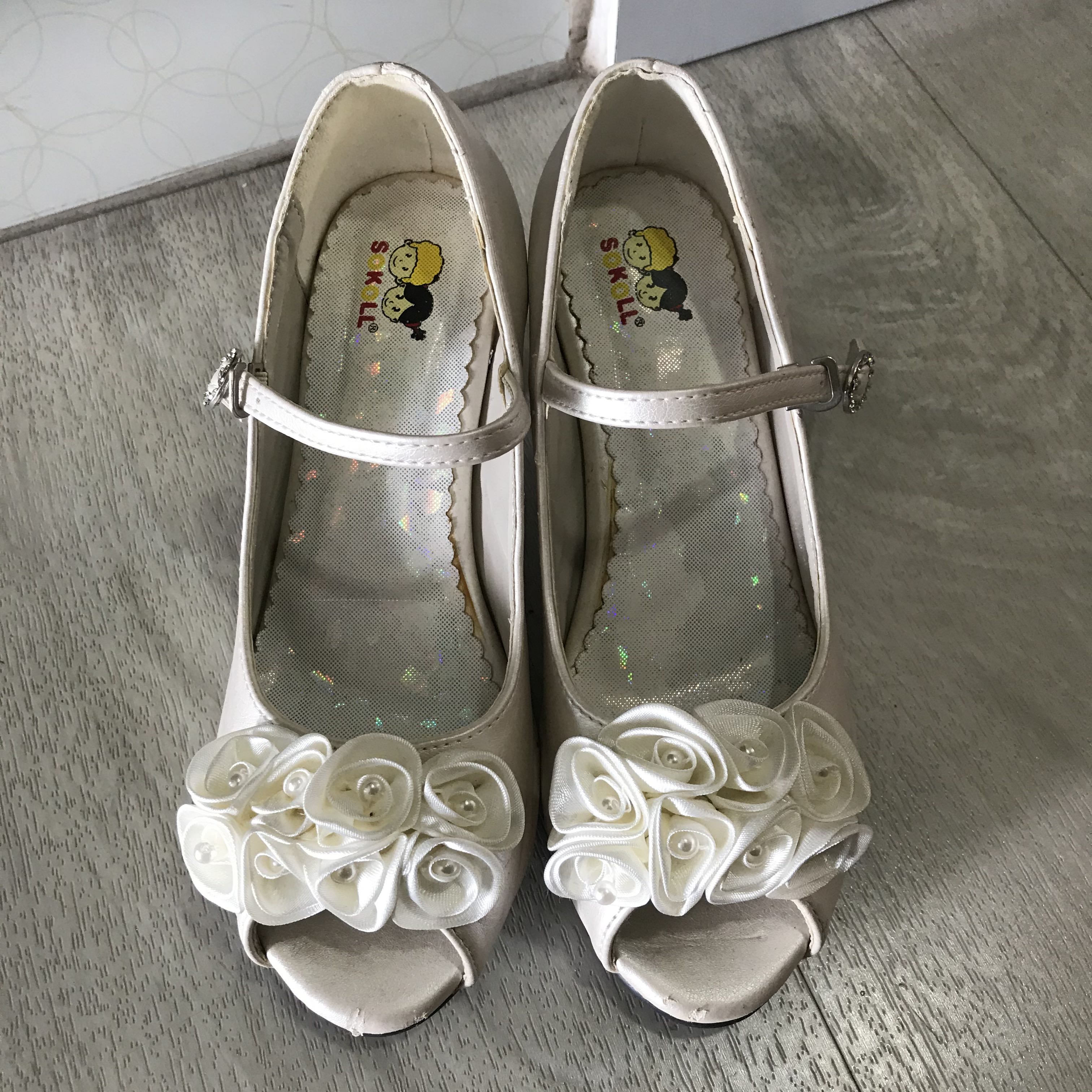 Kids Girls Heels Shoes Wedding Heels Events Shoes Suitable