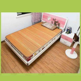 King Size Bed Bamboo Mat Fresh Cool Sleeping Foladable Mattress