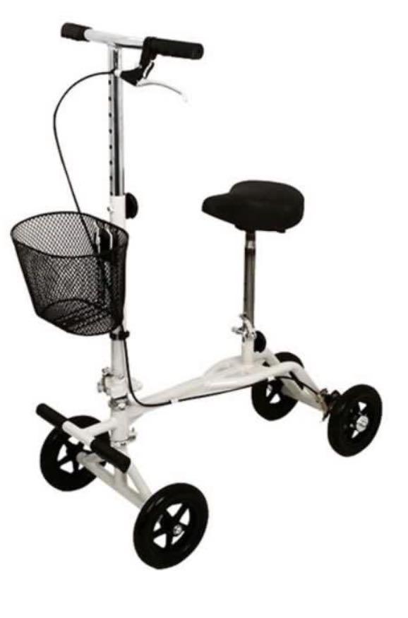 Knee scooter for ankle, rupture achillies tendon injury surgery easy