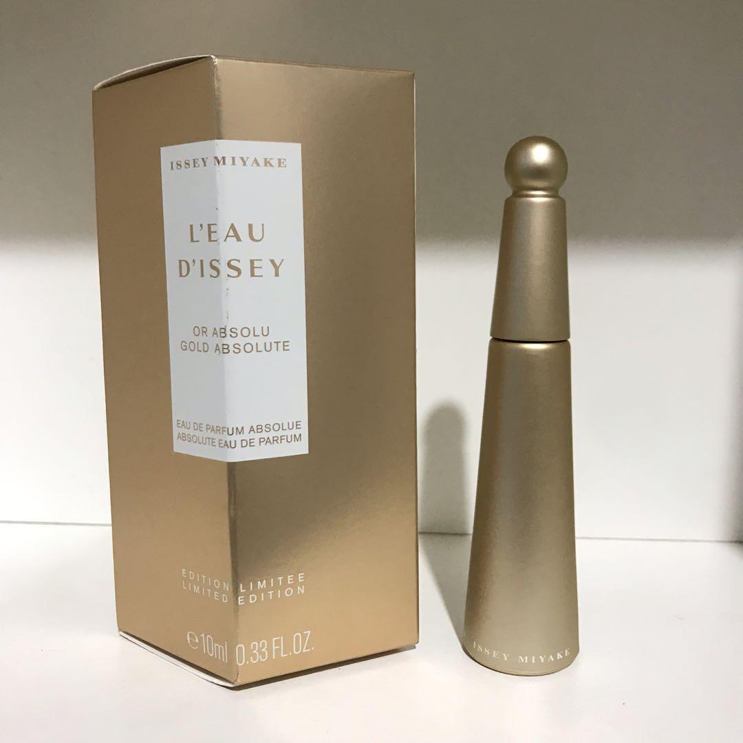 L eau D issey Gold Absolute Perfume by Issey Miyake 10ml