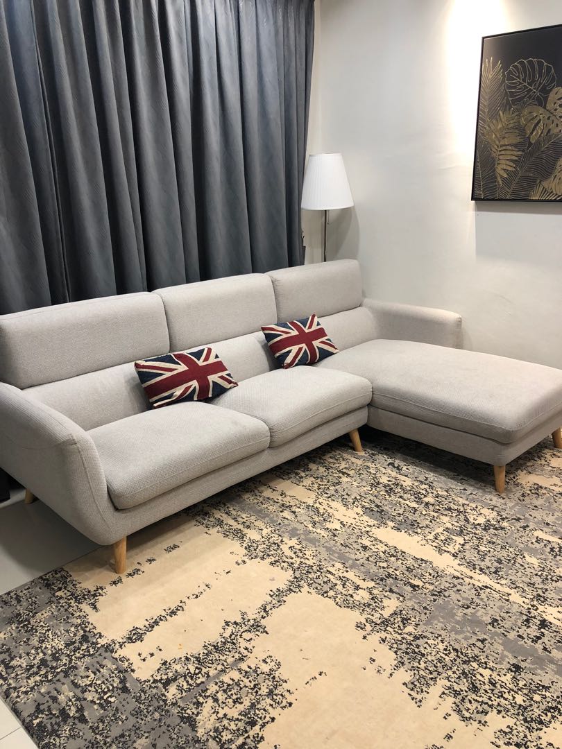 Like NEW Kinsen Sofa L shape, Furniture & Home Living, Furniture, Sofas