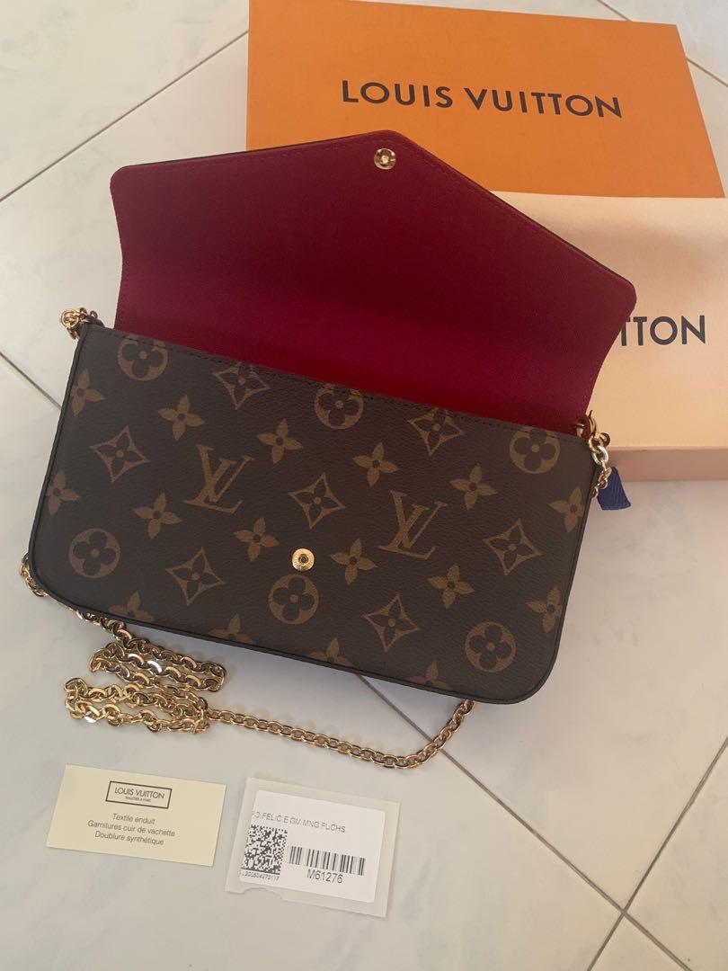 4th Dhgate Unboxing Review: Pochette Felicie in Monogram 