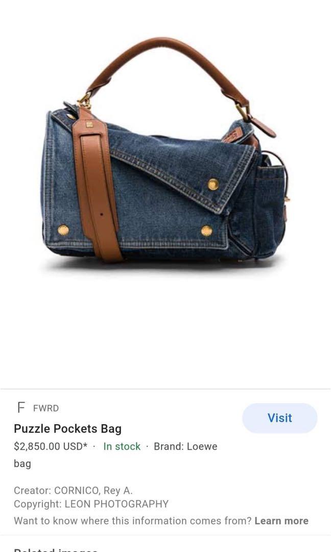 Authentic Loewe Denim Puzzle bag Luxury Bags Wallets on Carousell