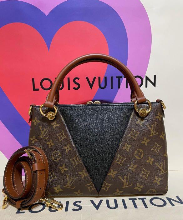 Louis Vuitton V Tote BB Empreinte Noir Creme