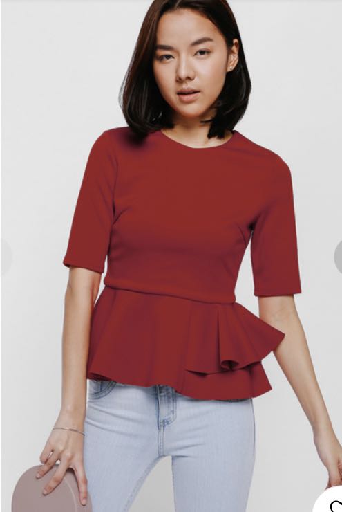 love bonito peplum top