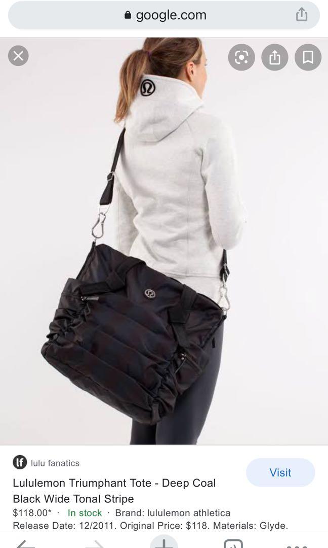 Lululemon Triumphant Tote - Black - lulu fanatics