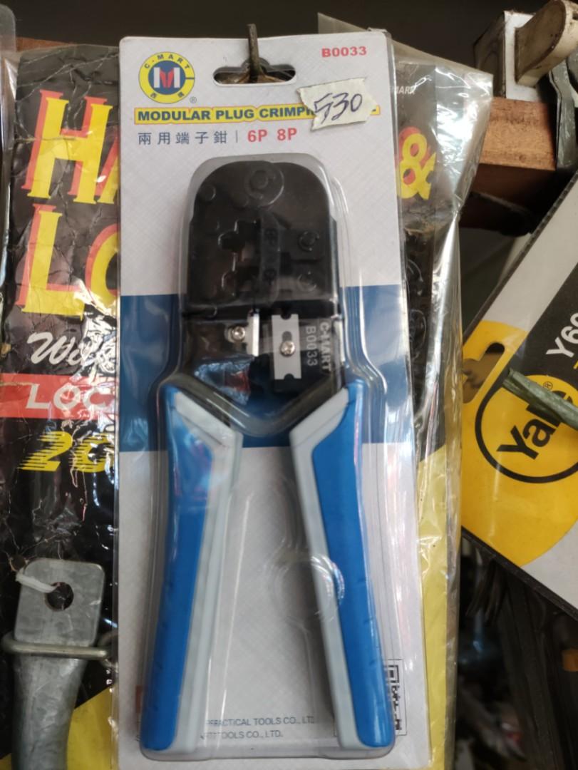 Modular Plug Crimping Tool (Category: Construction Tools & Equipment) located in Caloocan City. Submitted by dianethriftstore (Listing ID 1073370527, Image 1). Description: .