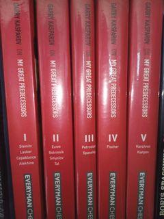 My Great Predecessors by Garry Kasparov - Complete Set (5 Volumes) Chess book