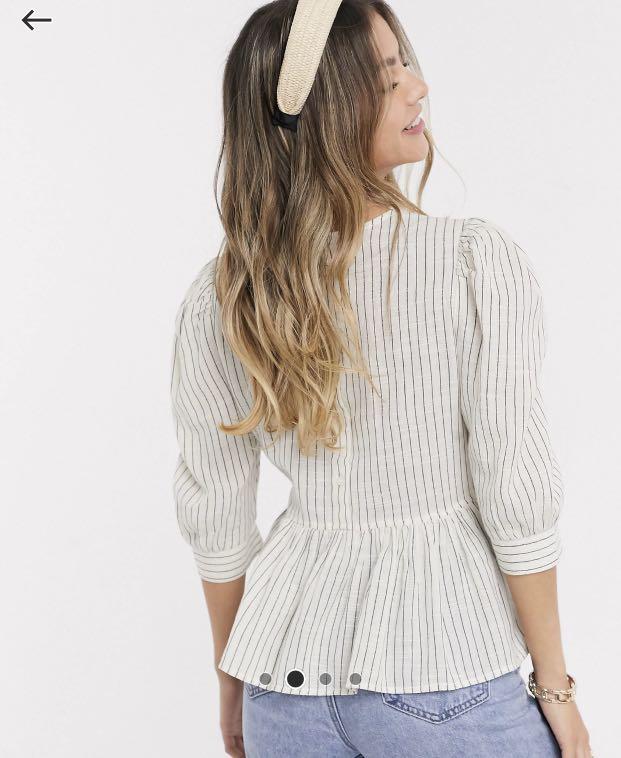 peplum tops new look