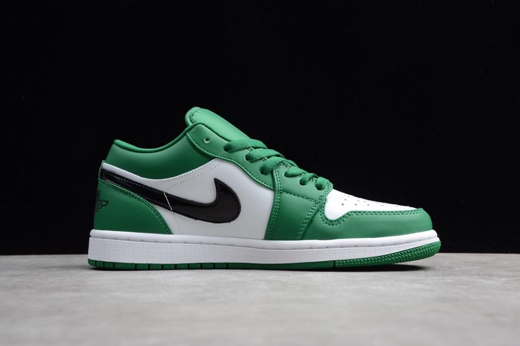 Air jordan 1 green white hotsell