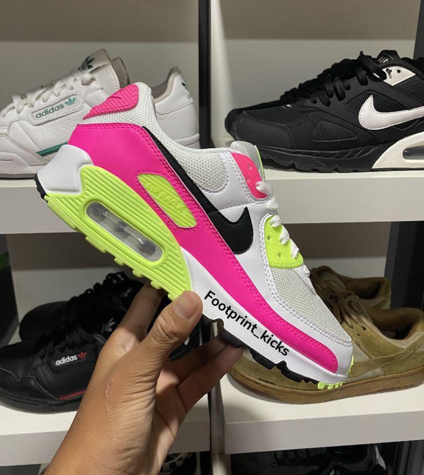 Nike Air Max 90 Pink Volt Men s Fashion Footwear Sneakers on Carousell