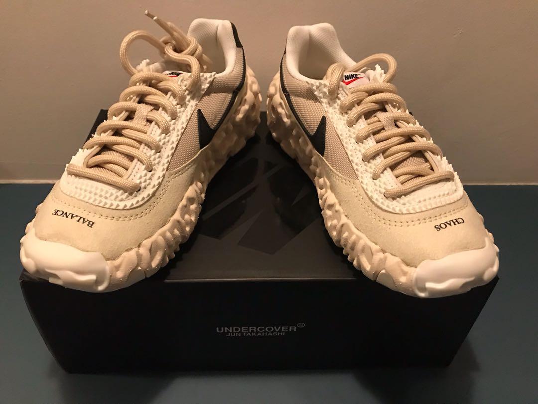 Nike x Undercover Overbreak Fossil Sail Us 6.5 Men s Fashion Footwear Sneakers on Carousell