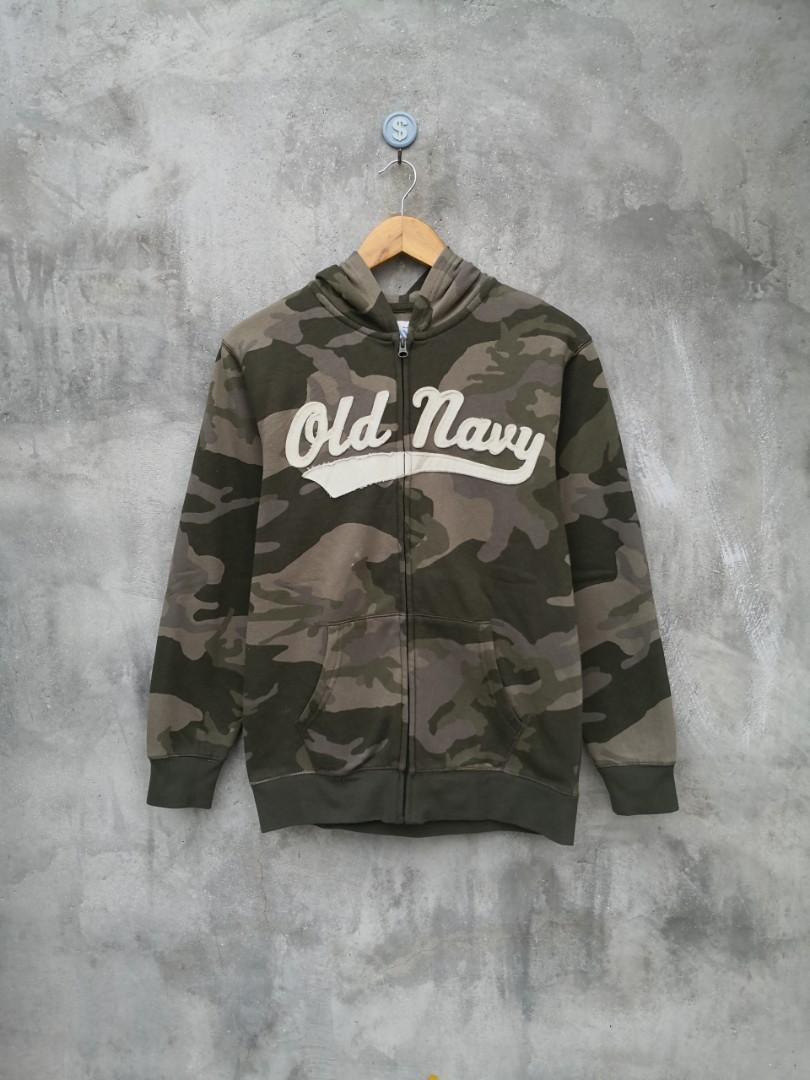 Old Navy Zip Hoodie Camo