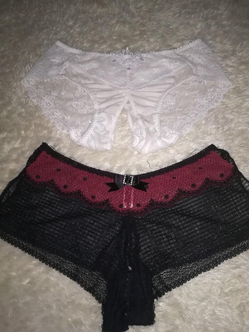 plus size crotchless panties combo, Women's Fashion, Bottoms, Other Bottoms  on Carousell