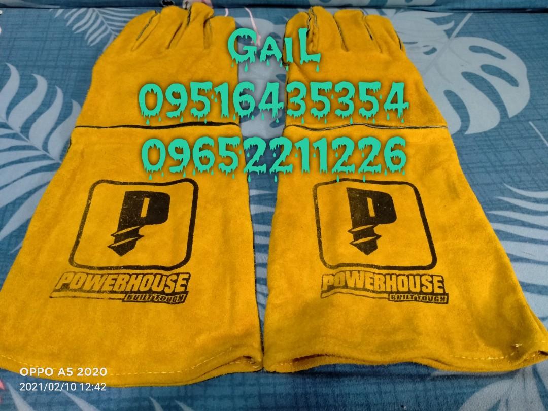 POWERHOUSE 18" Leather Welding Gloves (Category: Construction Tools & Equipment) located in Caloocan City. Submitted by abieghail (Listing ID 1073551887, Image 1). Description: .