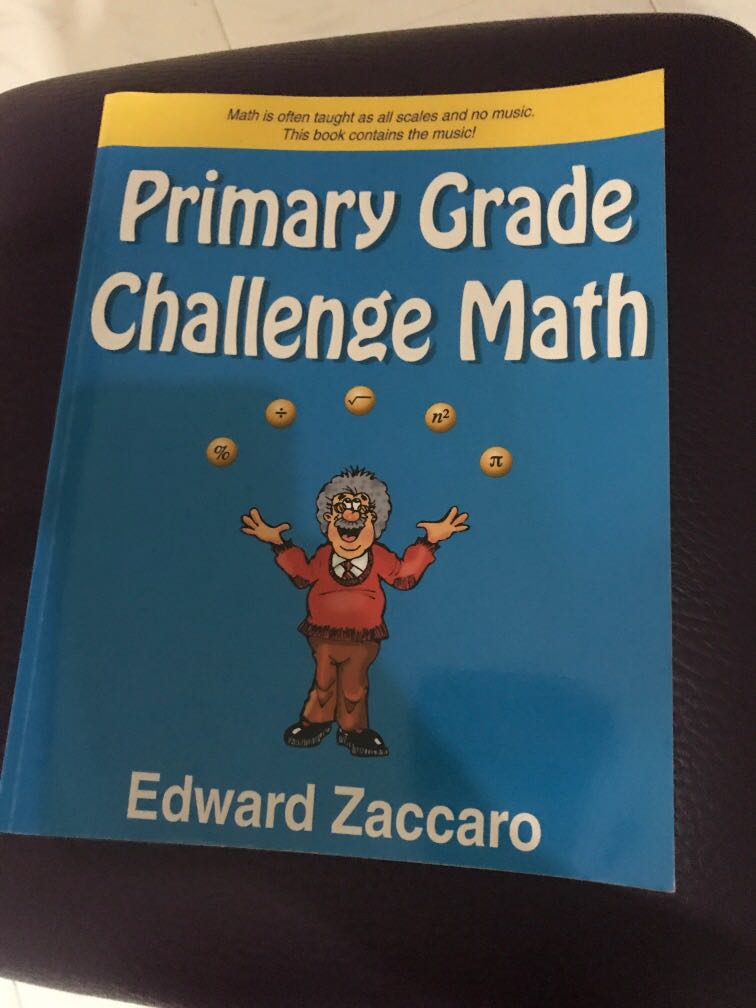 Math Challenge Books Primary Grade Challenge Math, Hobbies & Toys, Books & Magazines ...