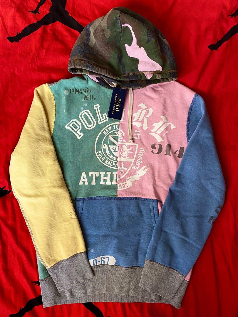 Ralph Lauren Patchwork Hoodie, Men's Fashion, Tops & Sets, Tshirts & Polo  Shirts on Carousell