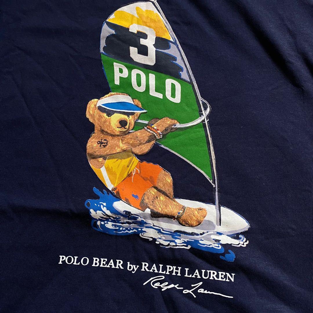 Polo bear surfing shop shirt