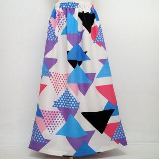 Rok panjang TriAngel /bawahan skirt full motif soft xl #bersihmaret