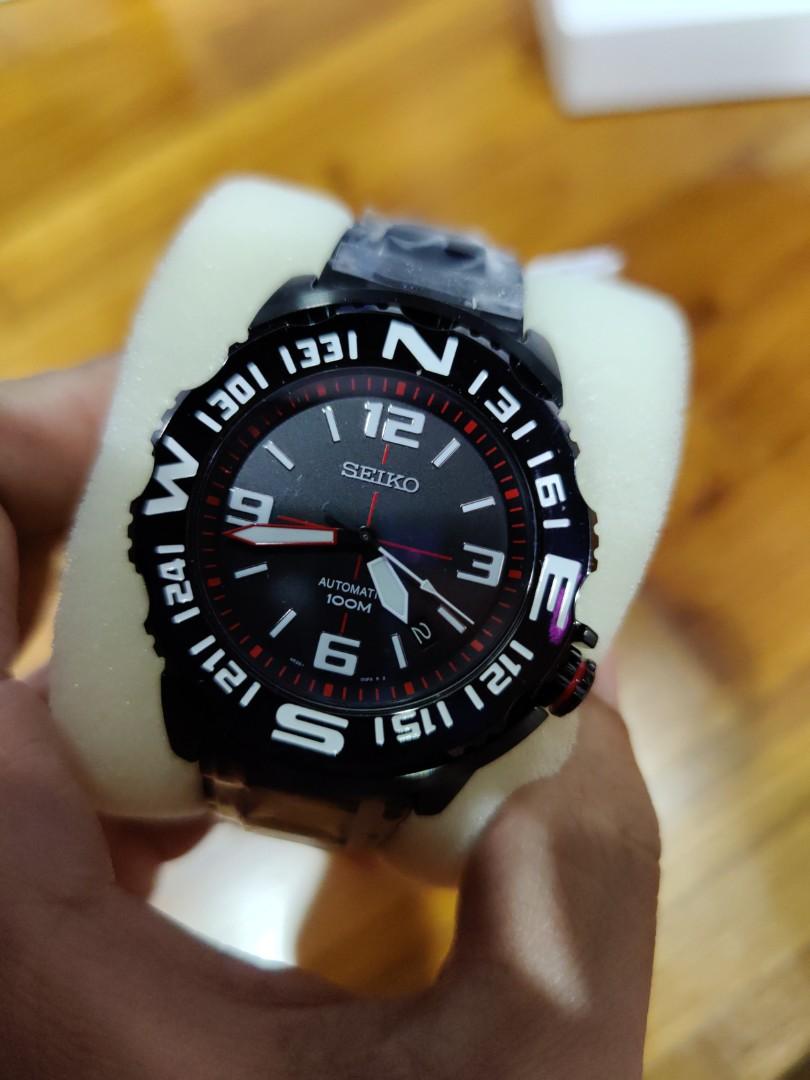 Seiko Superior Men s Black Watch SRP447