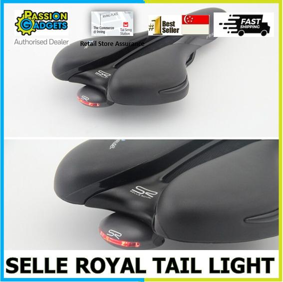 SELLE ROYAL SR Saddle Light Bicycle Safety Rear Light Road Bike Warning ...
