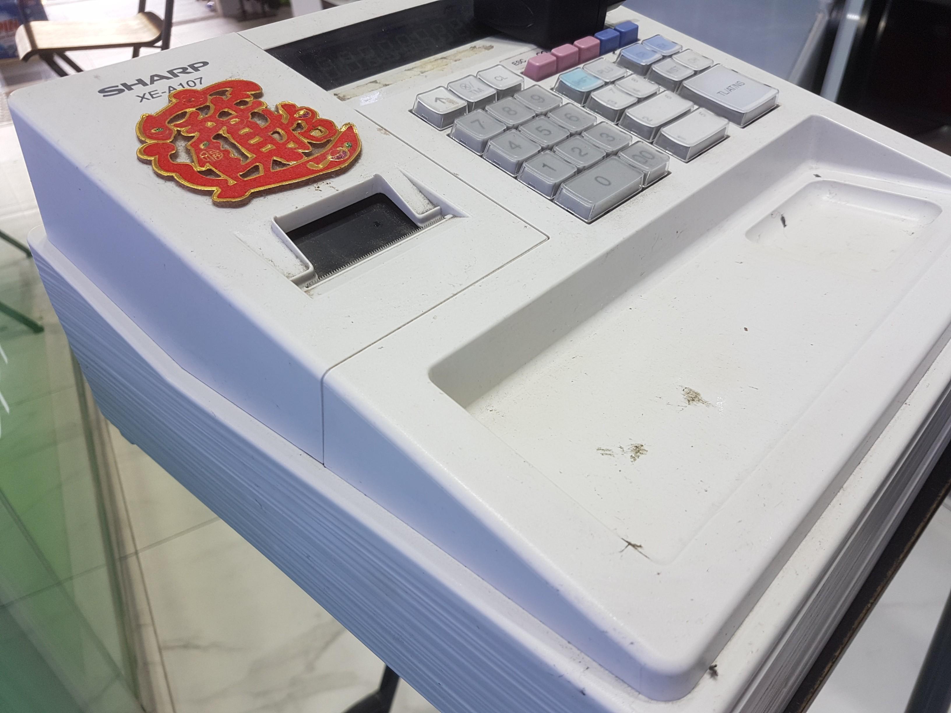 Sharp Cash Register XEA107, Computers & Tech, Office & Business