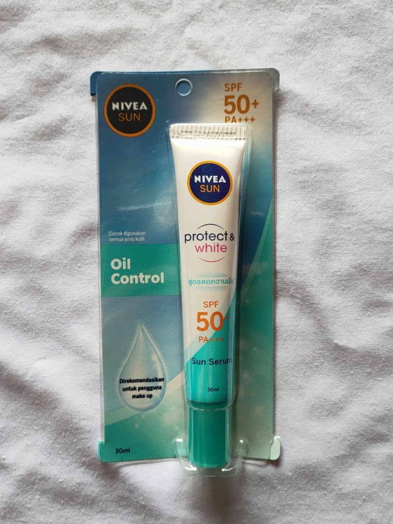Sunscreen Nivea Sun Serum Oil Control Spf 50 Kesehatan Kecantikan Kulit Sabun Tubuh Di Carousell