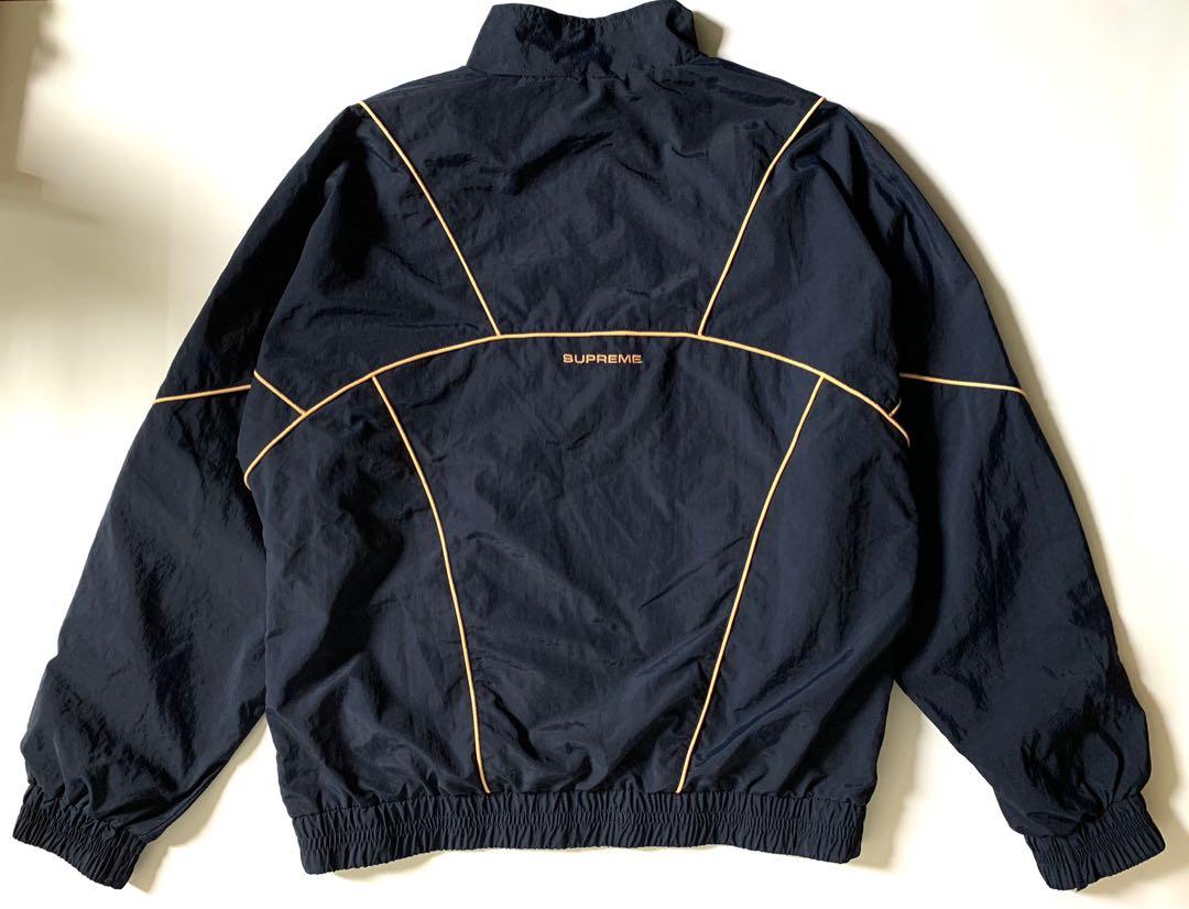 Supreme 19SS piping Track Jacket, 男裝, 外套及戶外衣服- Carousell