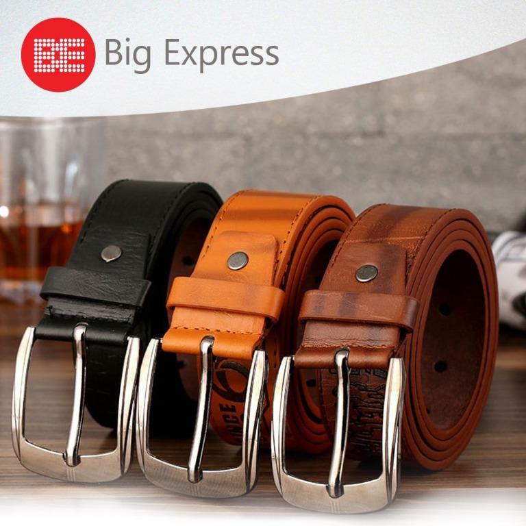 Tali Pinggang Kasual Lelaki Men's Leather Belt Retro Casual ...