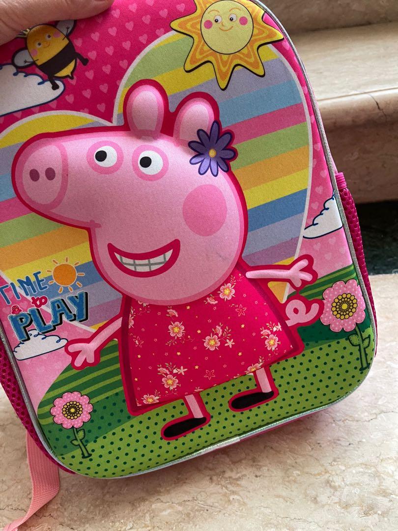 tas peppa pig Tinggi 31x25cm Bayi Anak Baju Anak Perempuan 4 hingga 7 tahun di Carousell