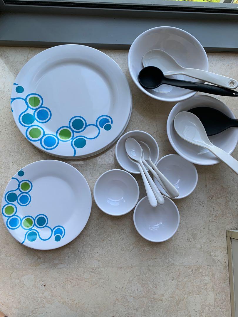 Dinner set tupperware clearance