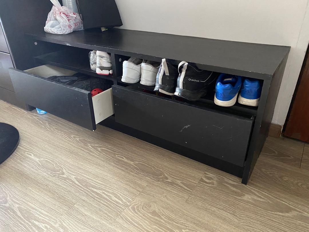 Shoe rack best sale tv stand