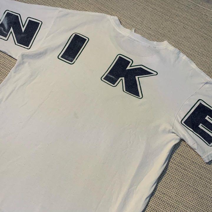 nike spell out shirt